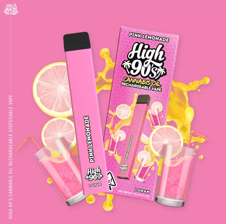 High 90s - Disposable - Pink Lemonade 1g - Los Angeles Dispensary Menu ...