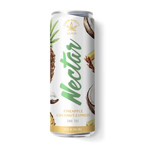 Nectar - Pineapple Coconut Express Infused Seltzer - 5mg - Nectar