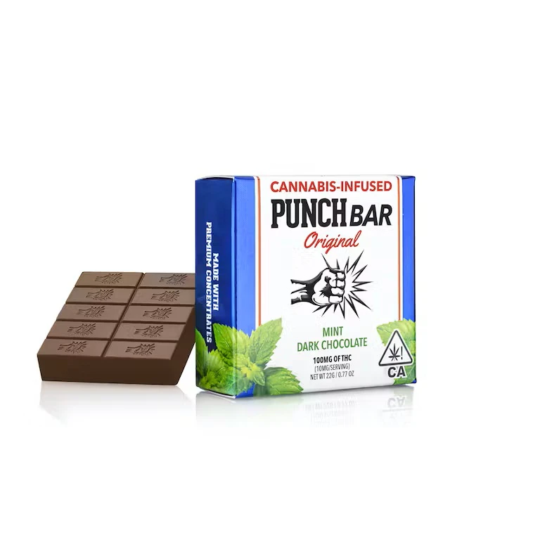 Punch Edibles - Punch Edibles - 100mg Bar - Mint Dark Chocolate  Main Image