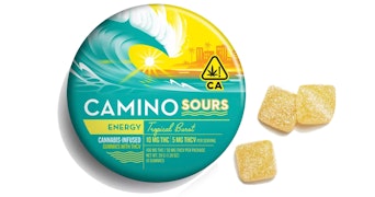 Camino - Tropical Burst 2:1 THC:THCv Sour Gummies - 150mg