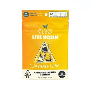 CLSICS - CLSICS | Clockwork Lemon | Live Rosin Gummies | 100mg