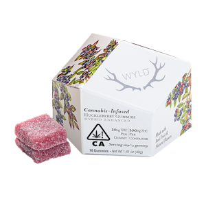 WYLD - WYLD Huckleberry Gummies - Hybrid - 100mg