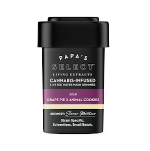 PAPA & BARKLEY - GRAPE PIE X ANIMAL COOKIES ICE WATER HASH GUMMIES 100MG - PAPA'S SELECT