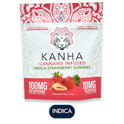 Kanha - Classic - Strawberry - Gummies - 10pk - 100mg