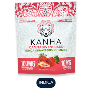 KANHA - Kanha - Classic - Strawberry - Gummies - 10pk - 100mg