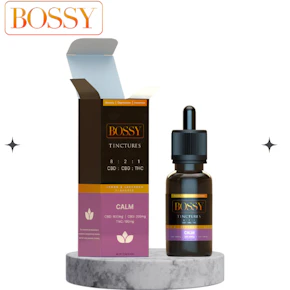 Bossy Drop Calm Tincture 100:THC 800:CBD 200:CBG