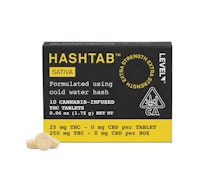 LEVEL: Hashtab Sativa 10-Piece/250mg