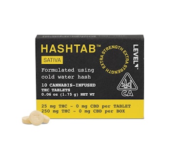 LEVEL - LEVEL: Hashtab Sativa 10-Piece/250mg