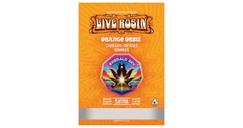 Emerald Sky - Orange Orbit 10:1 THC:CBD Live Rosin Gummies - 110mg