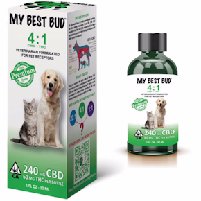 My Best Bud - CBD Pet Medicine - 4:1 30ml