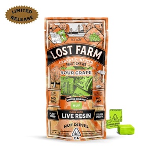 Lost Farm - Sour Grape x HUF Diesel Chews 100mg