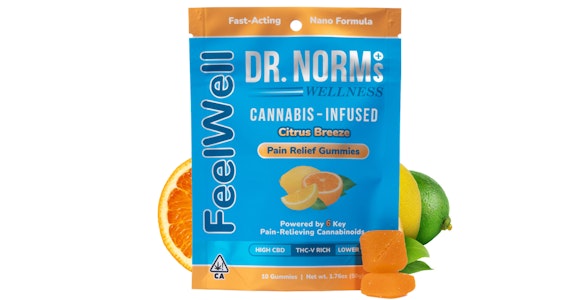DR. NORM'S - Dr. Norm's - Citrus Breeze FeelWell NANO Gummies - 420mg