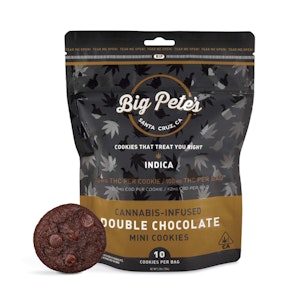 BIG PETE'S - Big Pete's: Double Chocolate Cookies 100mg 10pk Indica