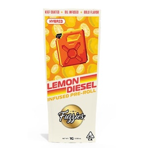 FUZZIES - Fuzzies 1g Originals Lemon Diesel Infused Pre-Roll Hybrid