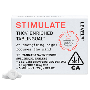 Level Protab - Stimulate - THCV:CBG:THC:CBD