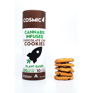 COSMIC EDIBLES - CHOCOLATE CHIP COOKIES 100MG - COSMIC EDIBLES