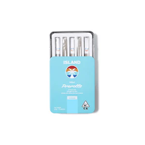 ISLAND - Island- Island Minis Preroll 5-Pack: Papaya Rose (Hybrid) 2.5000g,