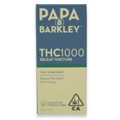 Papa & Barkley - THC 1000 Tincture - Tincture - 15ml