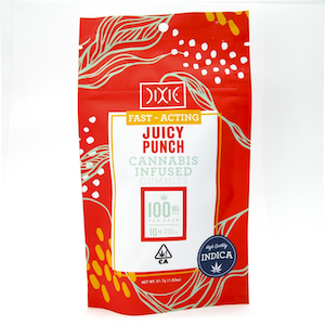 Dixie - Juicy Punch 100mg Fast-Acting Gummies - Dixie