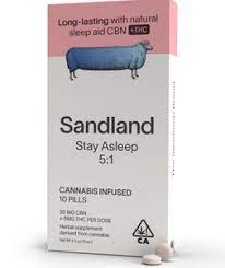 Sandland || CBN 5:1 Stay Asleep || 10pk Pills - Online Menu | HIGH