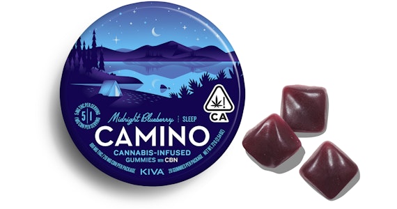 CAMINO - Camino - Midnight Blueberry 5:1 THC:CBN Gummies - 120mg