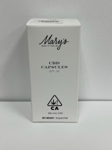 CBD Capsule 30pack 300mg - Mary's Medicinal