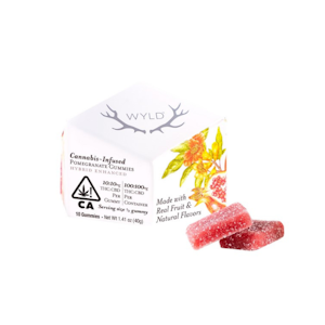 WYLD - WYLD - 1:1 THC:CBD Gummies - Pomegranate