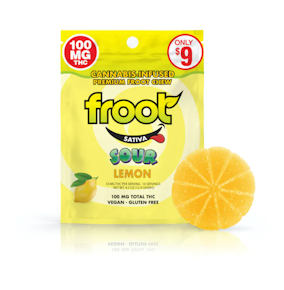 Froot - Sour Lemon - 100mg Gummy