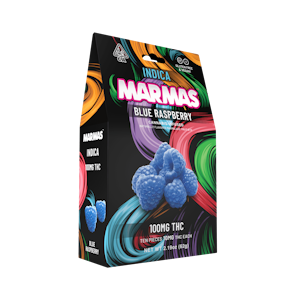 Marmas - Marmas - Blue Raspberry 10pk Indica - 100mg