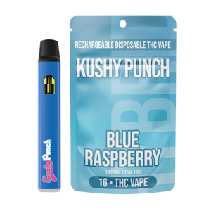 Kushy Punch - Kushy Punch Vape - Blue Raspberry - 1g