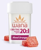 [MED] Wana | Blood Orange 20:1 | 10pk/100mg | Soft Chews