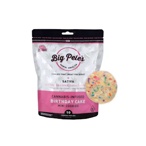BIG PETE'S TREATS - Birthday Cake Sativa | Cookies 10pk 100mg (S) | Big Pete's Treats