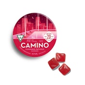 KIVA Camino Wild Cherry 5mg THC 'Excite' Gummies (20pc)
