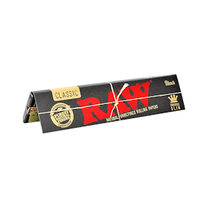LUV BUDS - Raw Black King Sized Rolling Papers