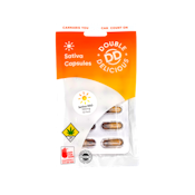 Double Delicious | Sativa RSO Capsules | 10pk | DOH | 100mg THC