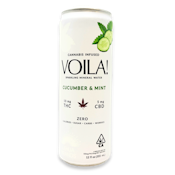 Voila - Cucumber Mint - Beverages - 10mgTHC/5mgCBD - 12oz