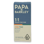 Papa & Barkley - Releaf Tincture CBD/THC - 1:1 - 15ml