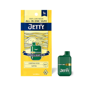 JETTY - JETTY | CHEETAH PISS LIVE RESIN - AIO | CARTRIDGE | 1G