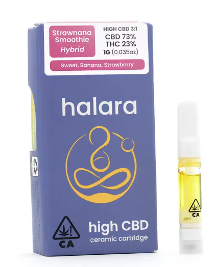 Halara - Halara | Strawnana Smoothie 3:1 | CBD Cartridge | 1g Main Image