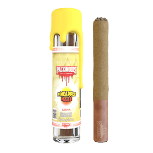 Packwraps x Twisted Hemp - Packs | Preroll | Infused Blunt - Pineapple Haze | 1g