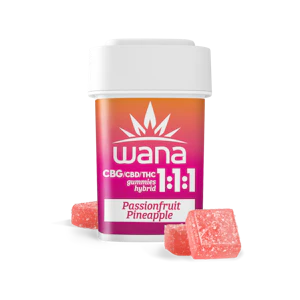 WANA - WANA PASSIONFRUIT PINEAPPLE 1:1:1 GUMMY 100MG THC/CBD/CBG