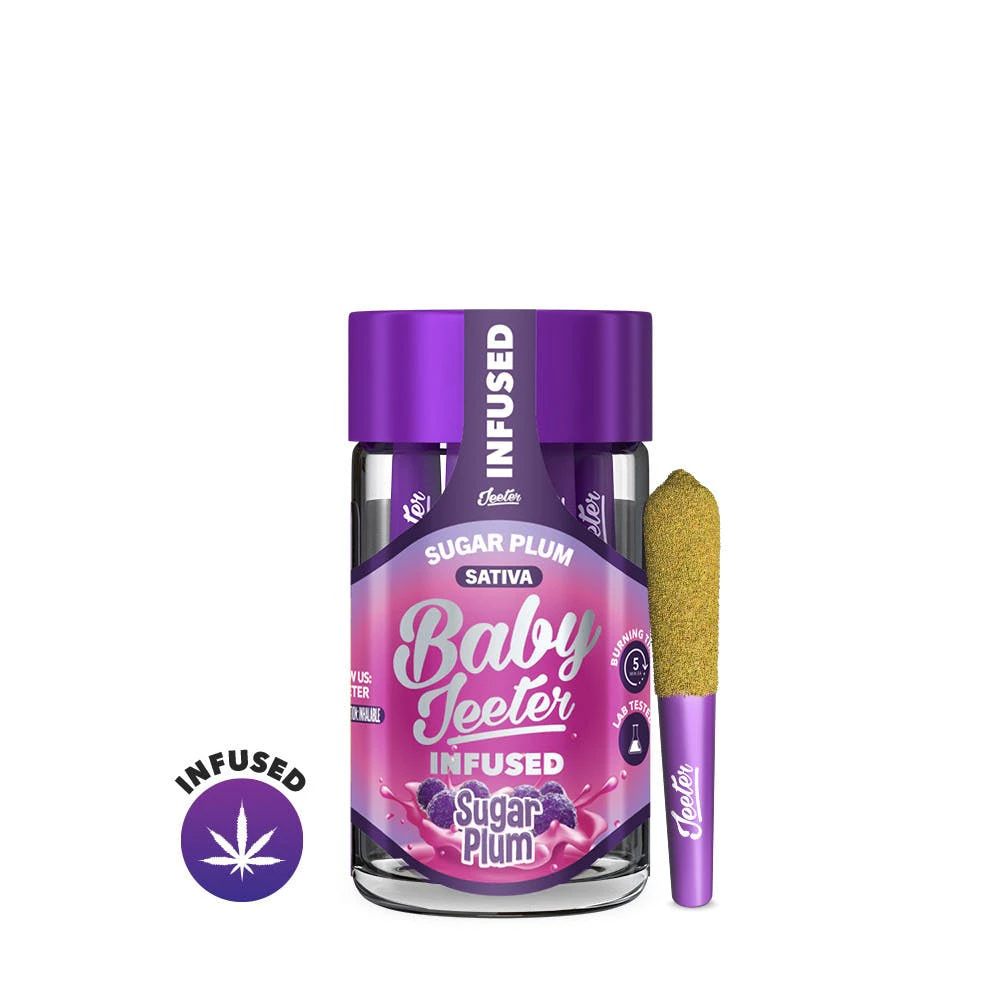 Jeeter - Jeeter - Sugar Plum - 5pk 0.5g Infused Pre-Rolls Main Image