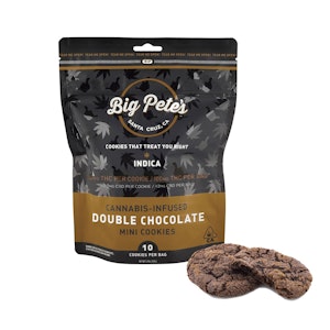Big Pete's - Double Chocolate Indica Cookies - 100mg - Big Pete's