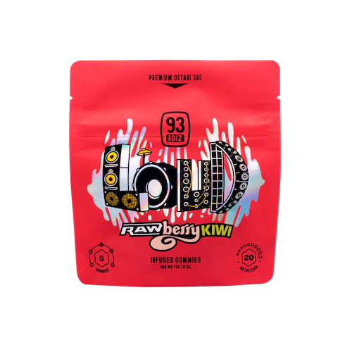 93 Boyz - 93 Boyz | 5pk LOUD Gummies | Rawberry Kiwi | 100mg Main Image