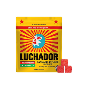 Luchador - 100mg THC Vegan Strawberry Pitaya Gummies (10mg - 10 Pack) - Luchador