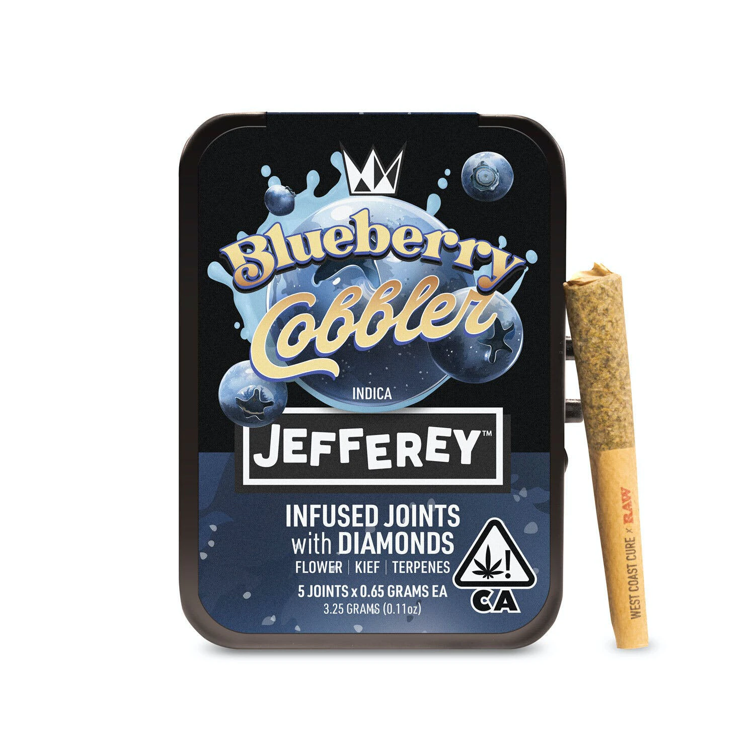 West Coast Cure - JEFFEREY INFUSED 5 PACK - BLUEBERRY COBBLER .65G - WEST COAST CURE Main Image