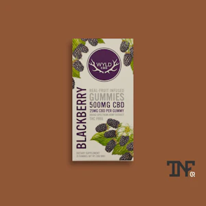 WYLD - Wyld CBD Gummies Blackberry 500mg