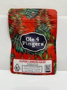 Ole' 4 Fingers - Super Lemon Haze 1g Distillate Cart - Ole' 4 Fingers