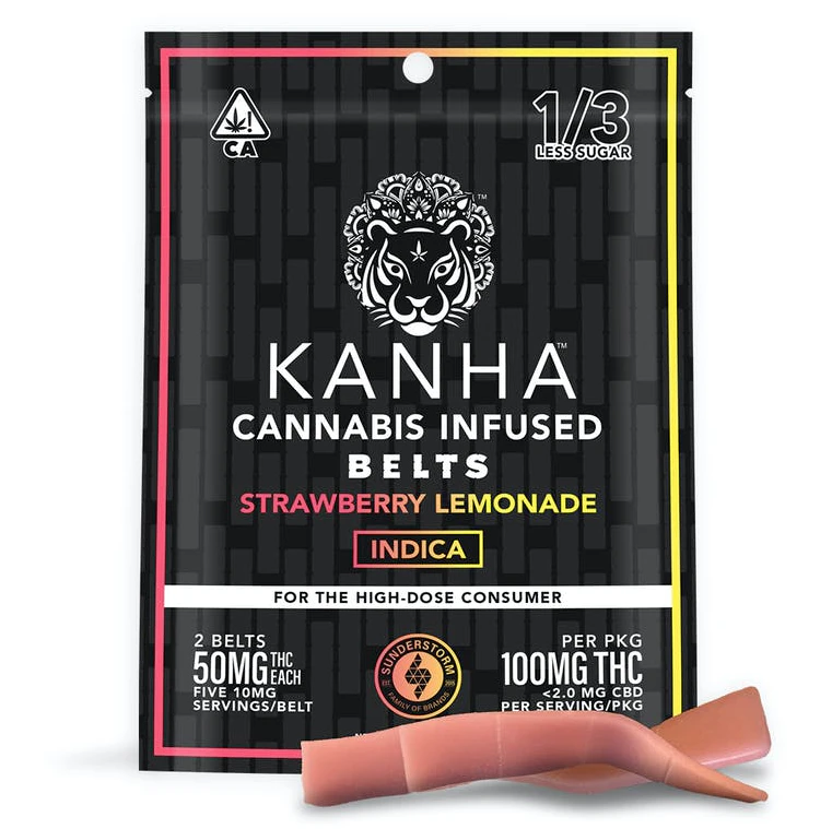 KANHA - Kanha - Strawberry Lemonade Belts - 100mg Main Image