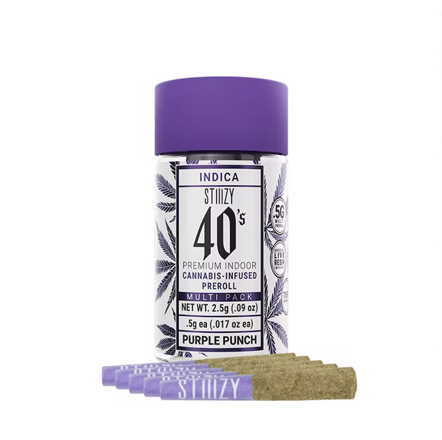 Stiiizy Purple Punch 40's Pre-Roll Multipack 2.5g